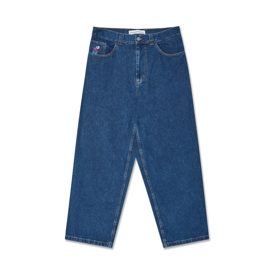 polar-skate-co-big-boy-pants-dark-blue-og-baggy-fit-jeans-aus-435-gsm-denim image 1