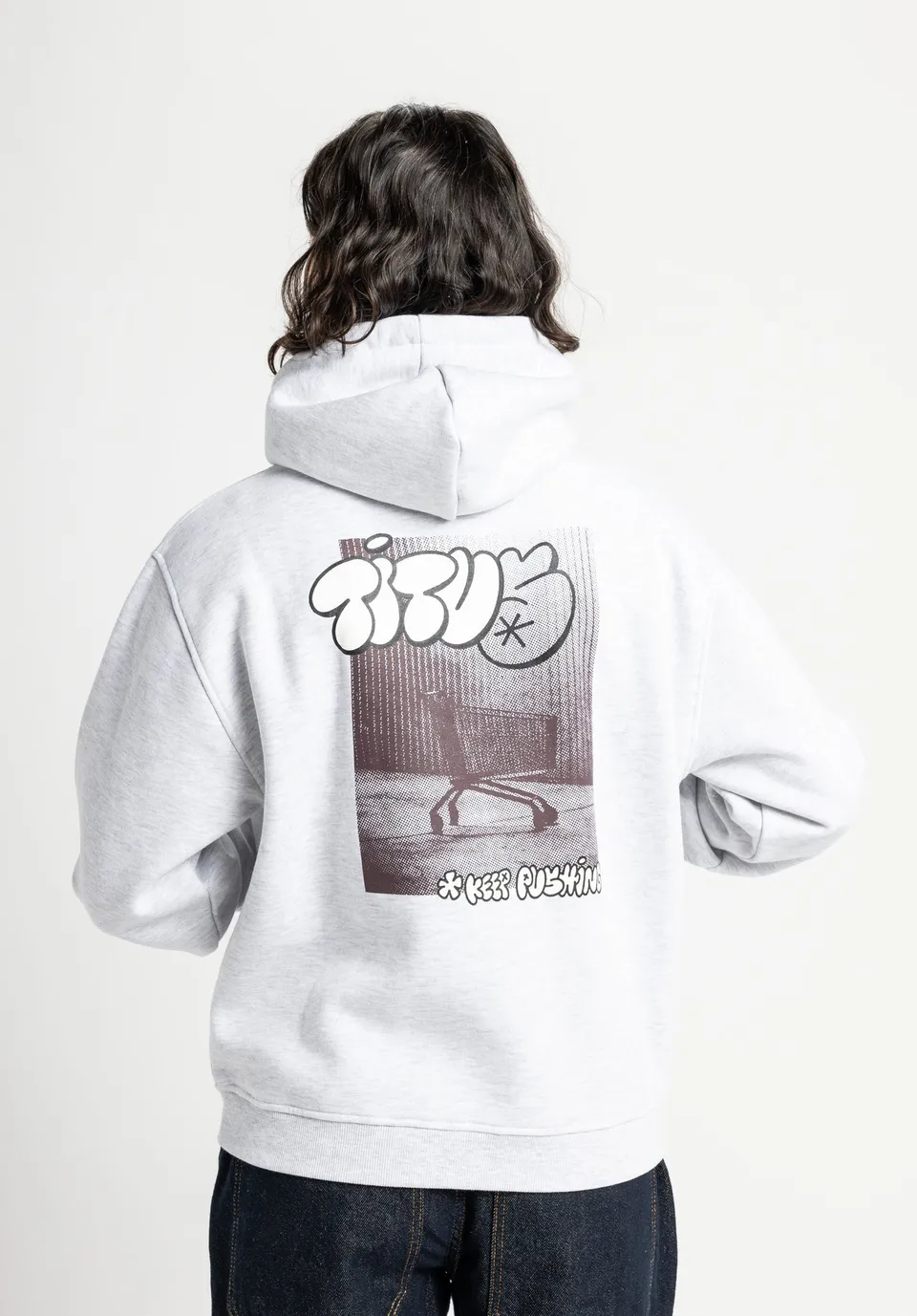 titus-catello-hoodie-oversize-fit-graffiti-logo-lost-cart-design image 1