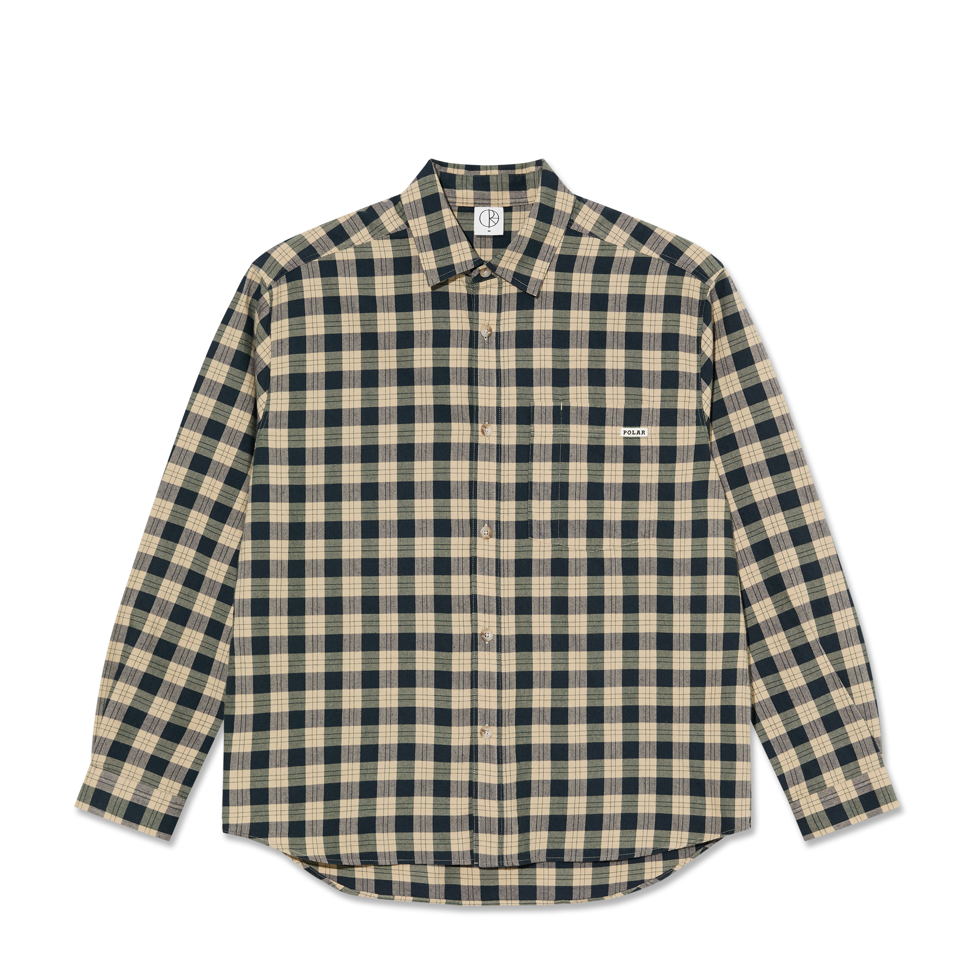 polar-skate-co-mitchell-ls-shirt-teal-butter-geb-rstetes-flanell-hemd-loose-fit image 1