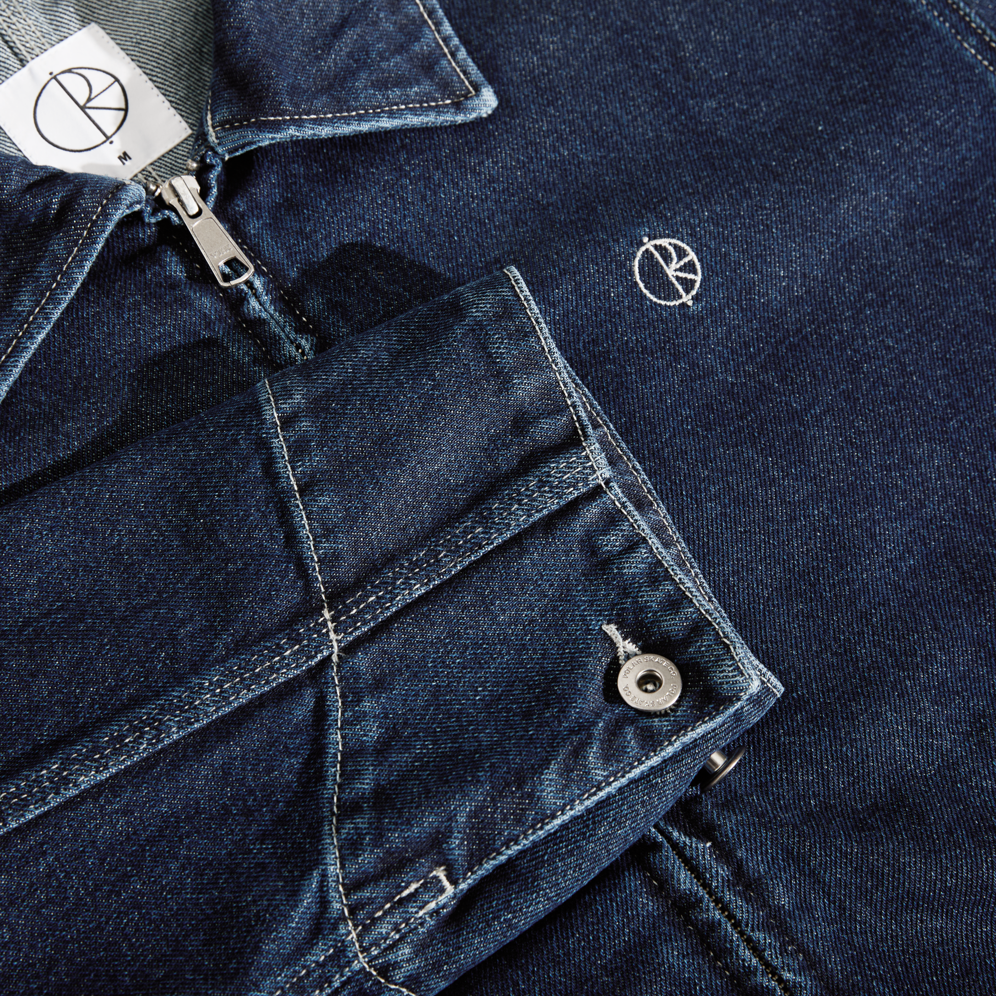 polar-skate-co-cliff-jacke-indigo-denim-435-gsm-box-fit image 5