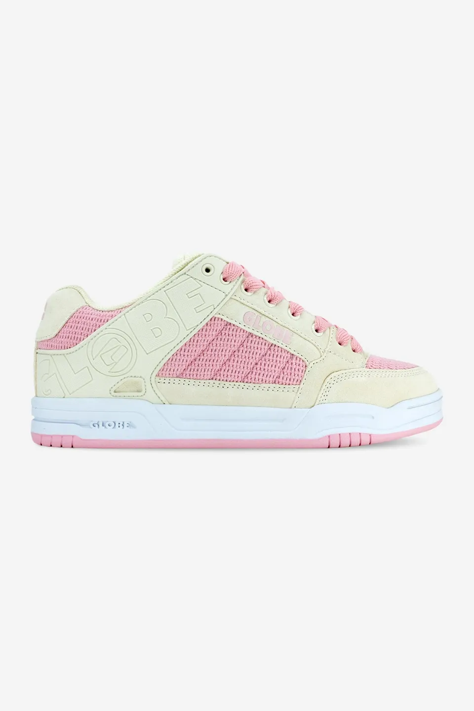 globe-tilt-antique-white-pink-skate-schuhe image 1