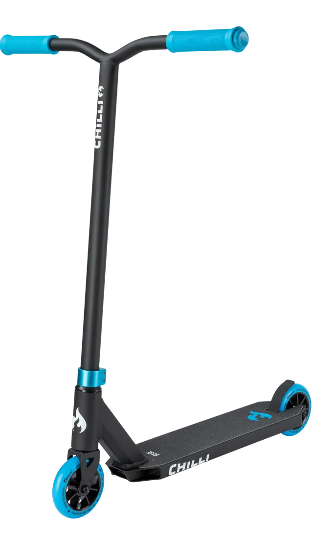 chilli-pro-scooter-base-stunt-scooter-black-blue image 1