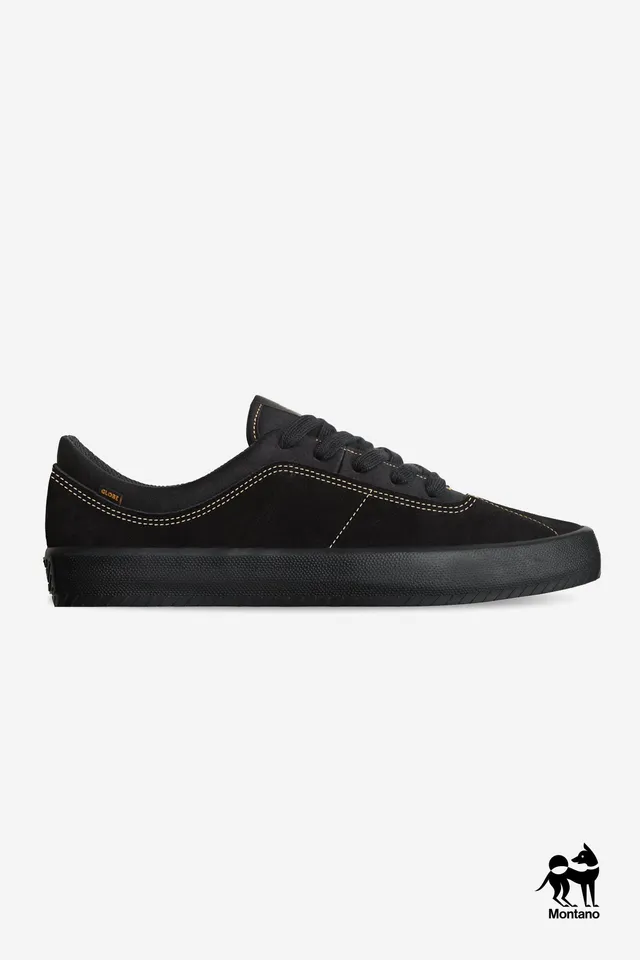 globe-melbek-black-montano-pro-skate-shoes-aus-suede image 1