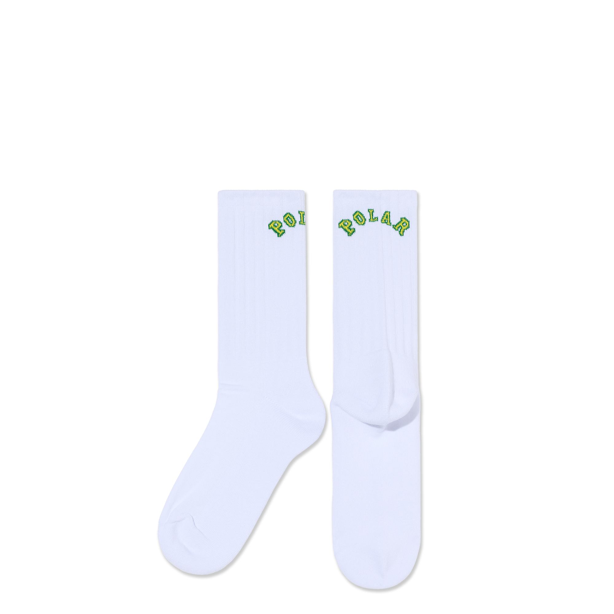polar-skate-co-large-rib-socks-college-white image 2
