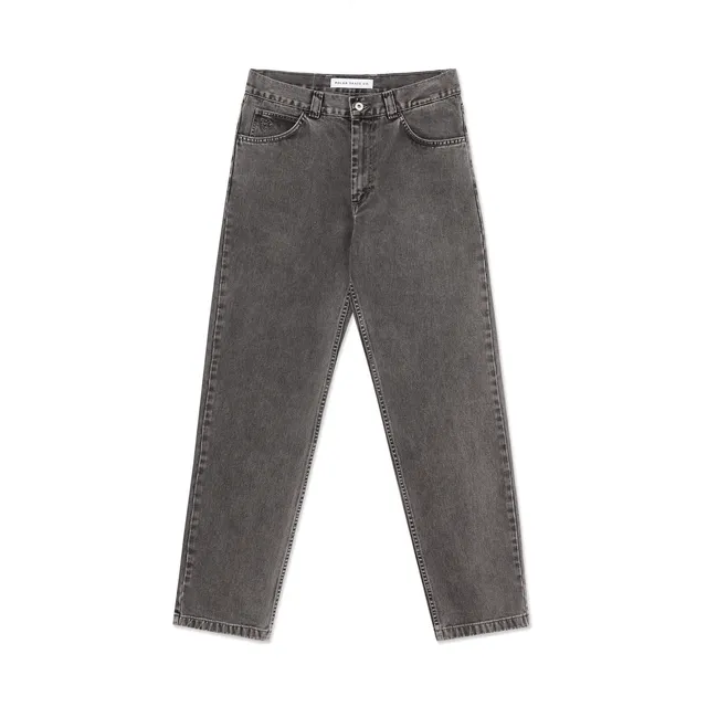 polar-skate-co-89-pants-washed-grey-435-g-m-denim-high-waist-straight-leg image 1