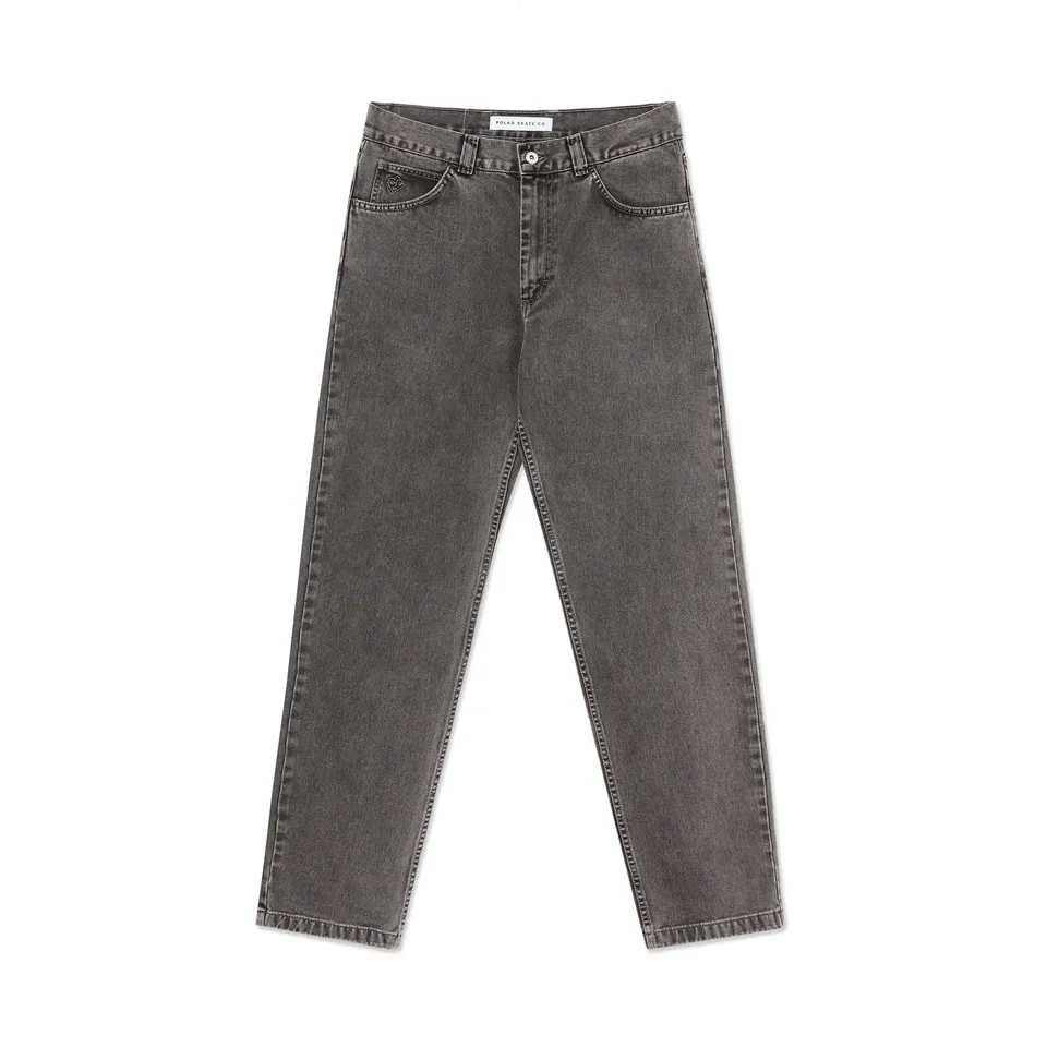 polar-skate-co-89-pants-washed-grey-435-g-m-denim-high-waist-straight-leg image 1