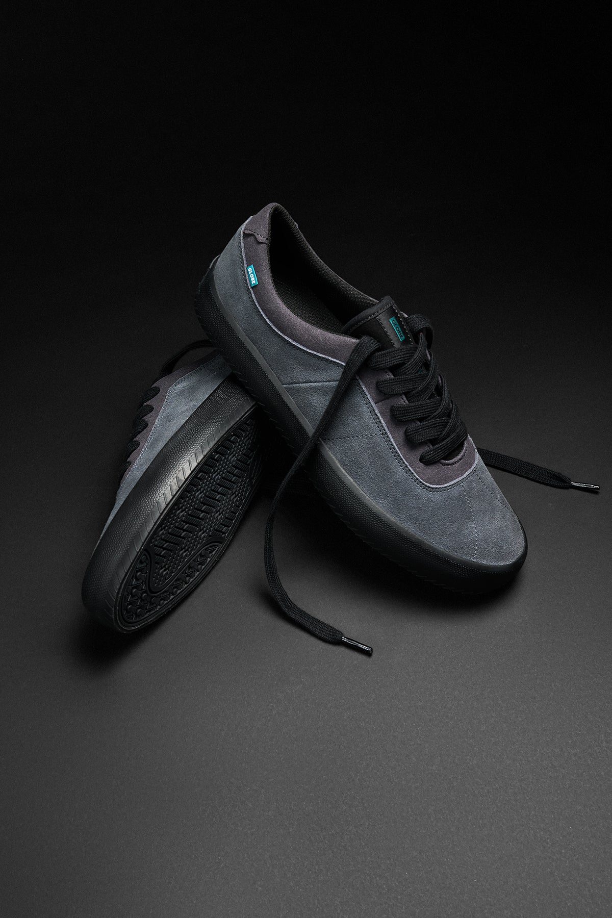 globe-melbek-grey-black-skate-schuh-mit-wildleder-und-abriebfester-sohle image 6
