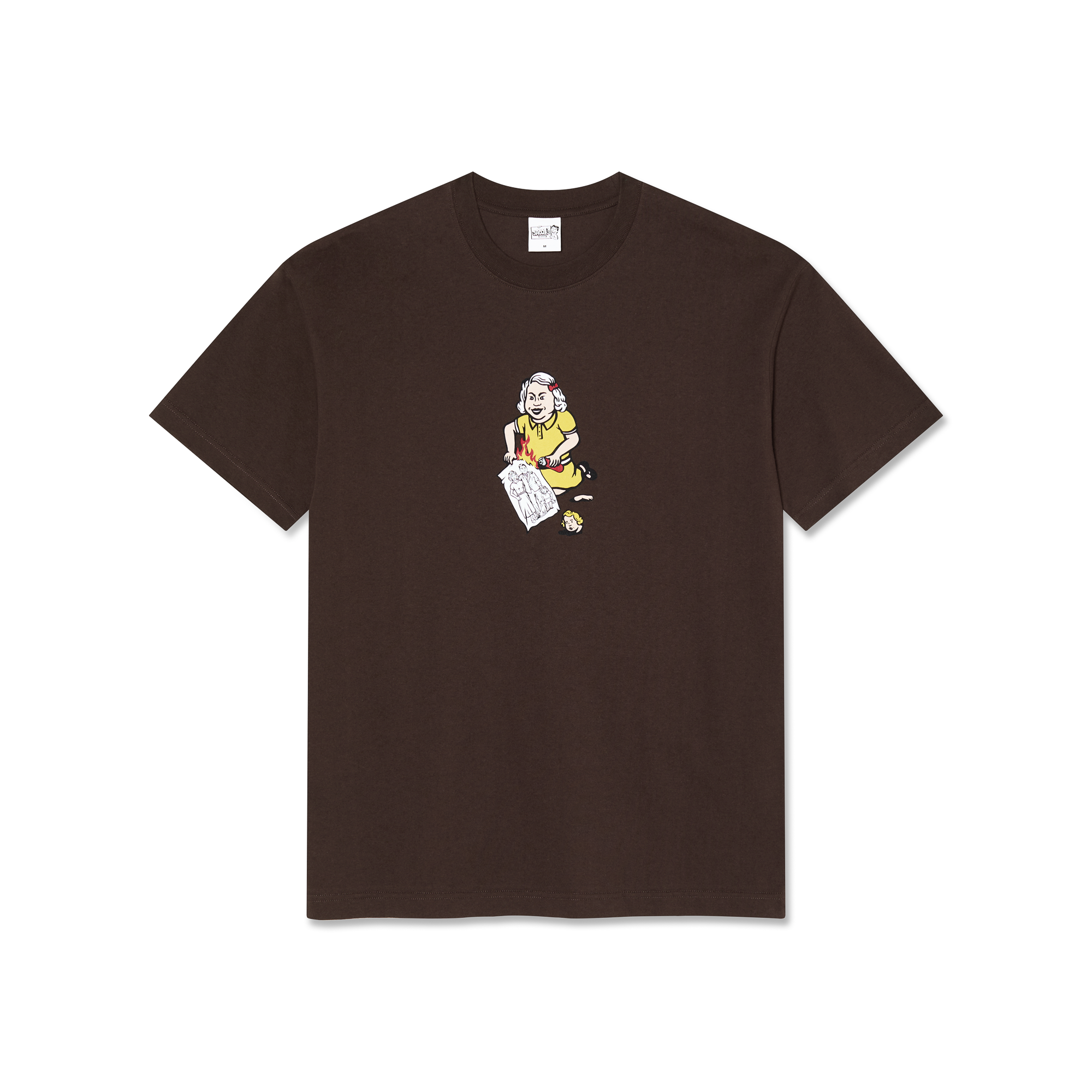 polar-skate-co-family-affair-tee-chocolate-230-gsm-baumwolle-regular-fit image 1