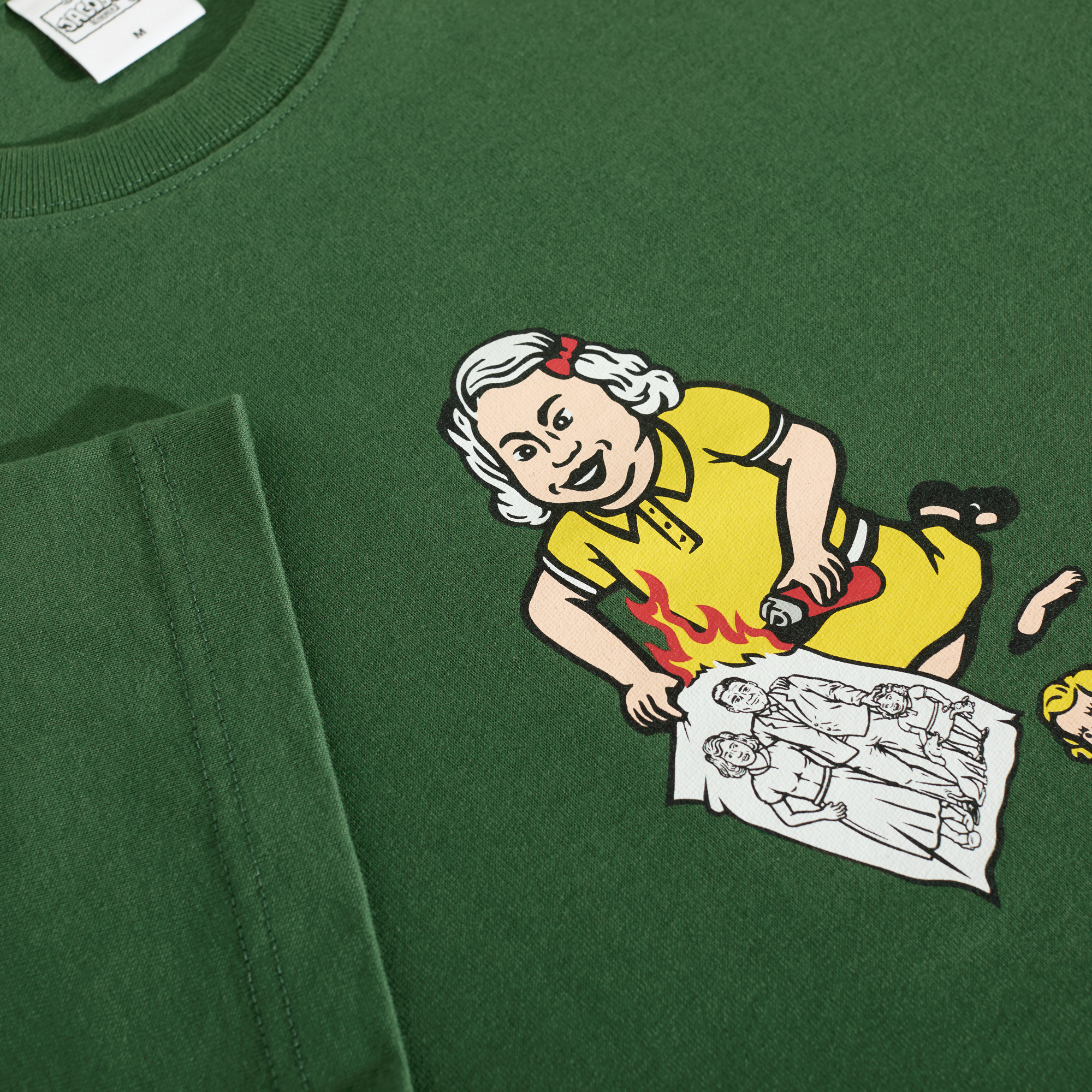 polar-skate-co-tee-family-affair-forest-green-100-baumwolle-230-g-m image 3