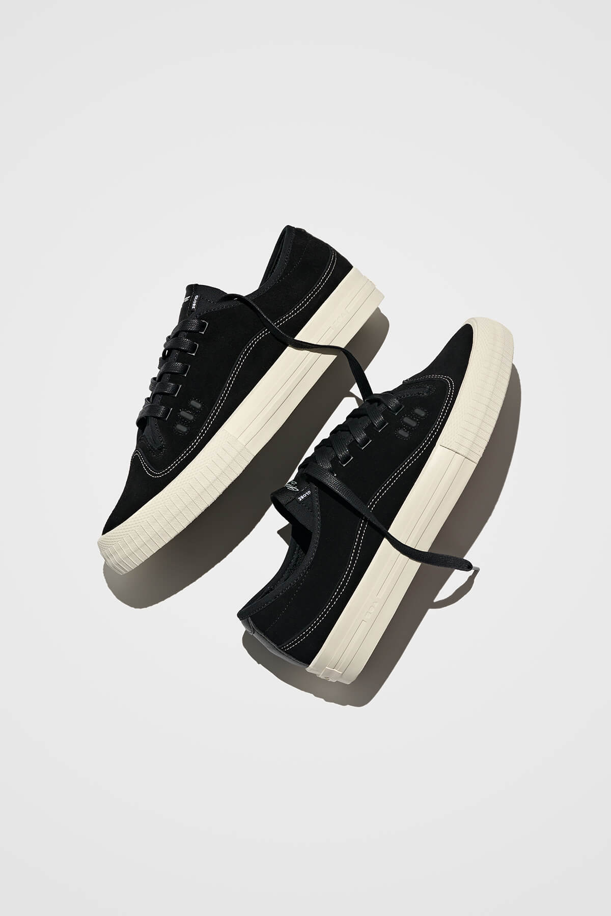 globe-gillette-black-suede-skate-shoes image 4