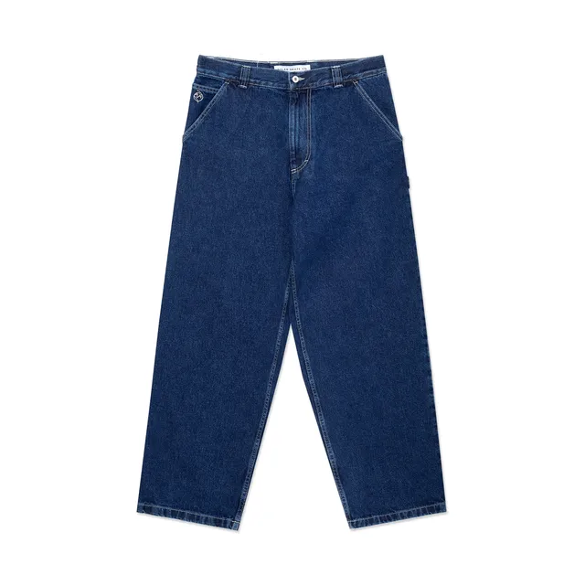 polar-skate-co-big-boy-work-pants-dark-blue-w-white-stitching image 1