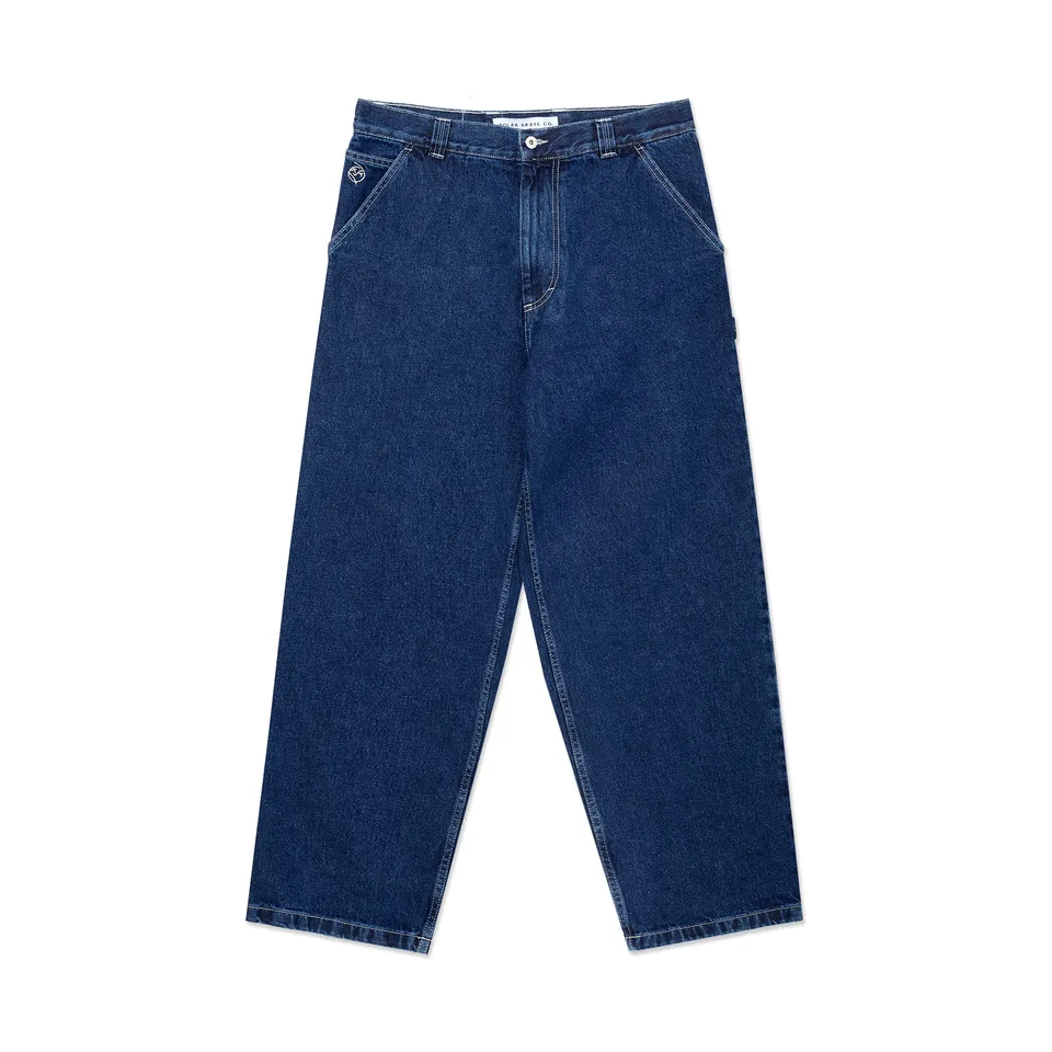 polar-skate-co-big-boy-work-pants-dark-blue-w-white-stitching image 1