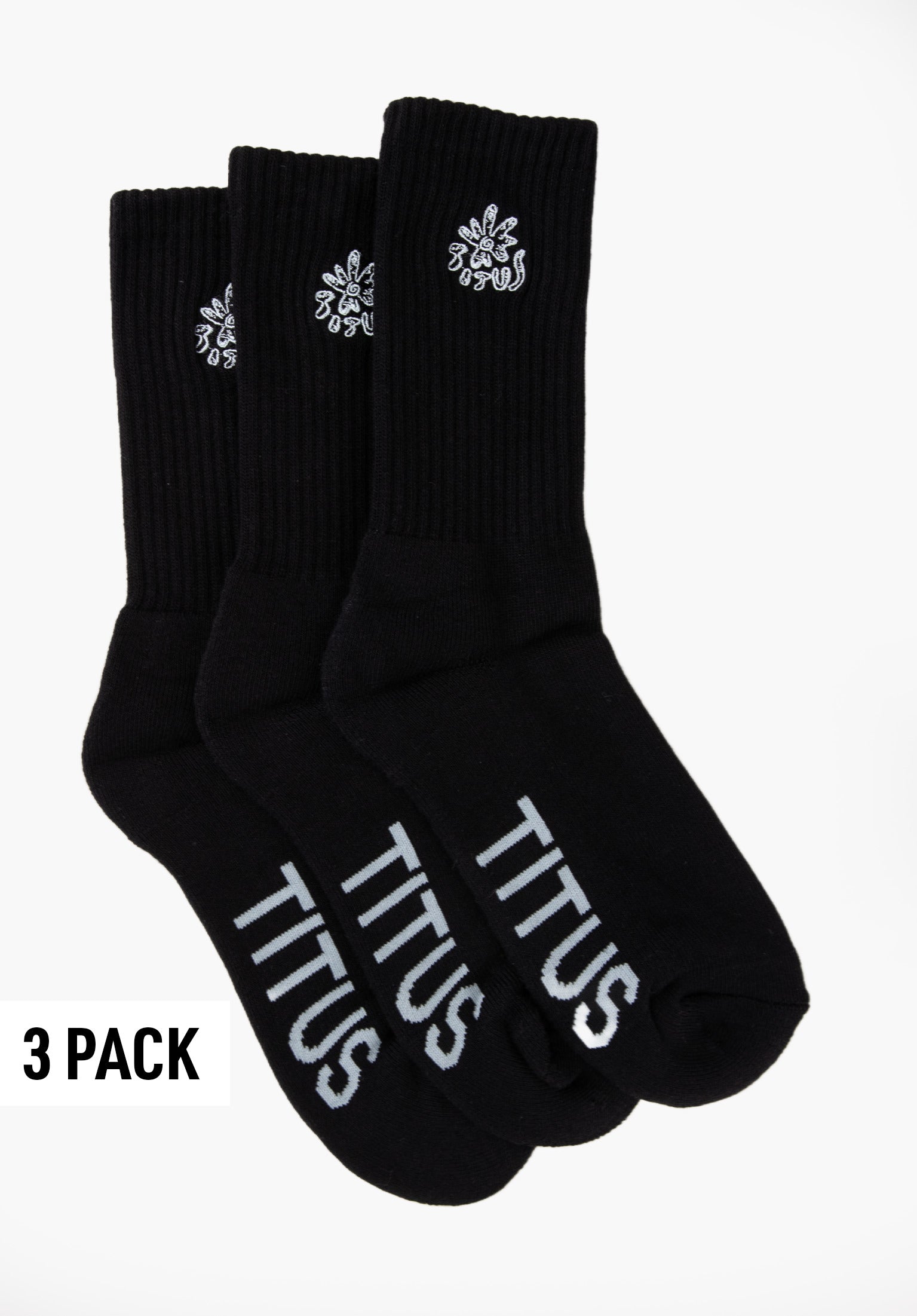 titus-florina-3-pack-socken-black image 1