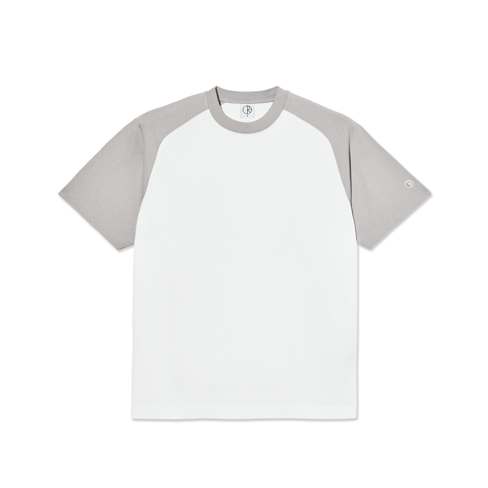 polar-skate-co-doe-tee-silver-white-230-gsm-loose-fit image 1
