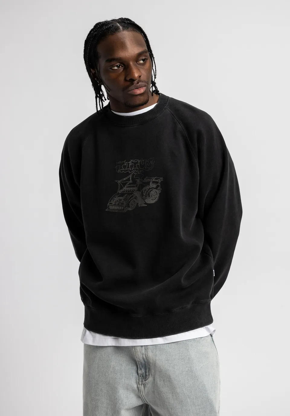 titus-hell-of-a-japan-tuner-sweatshirt-loose-fit-raglan-schwerer-baumwollstoff image 1