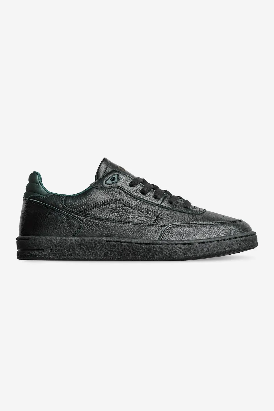 globe-holand-black-green-montano-skate-shoes-scratch-off-leather image 1