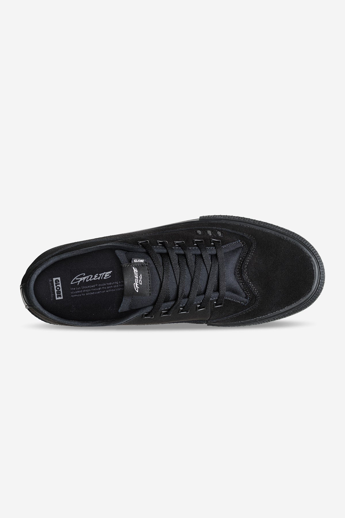 globe-gillette-pro-skateschuh-black-suede-black image 5