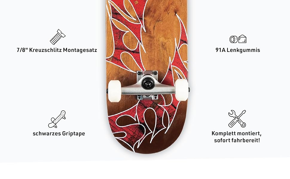titus-triple-classic-logo-skateboard-komplettboard-beginner-setup-53mm-99a image 5