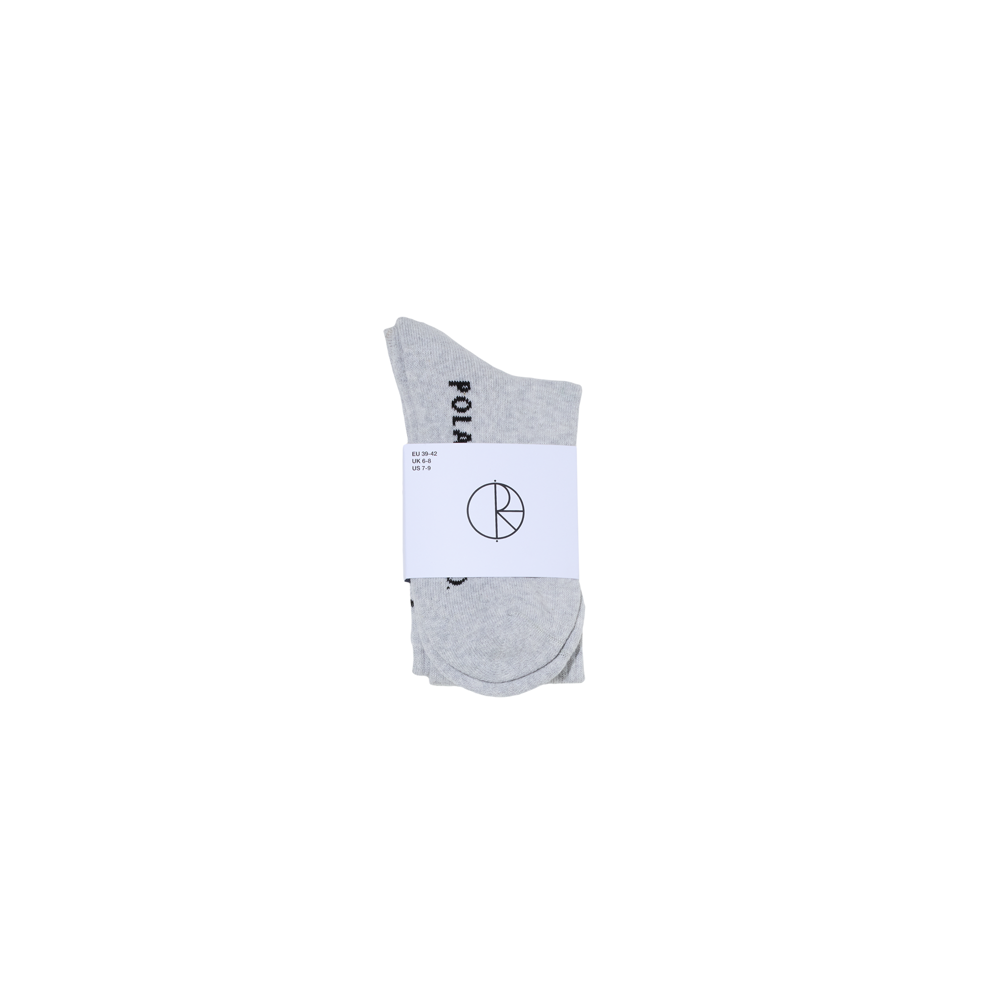 polar-skate-co-rib-socks-long-easy-now-heather-grey-crew-socken image 3