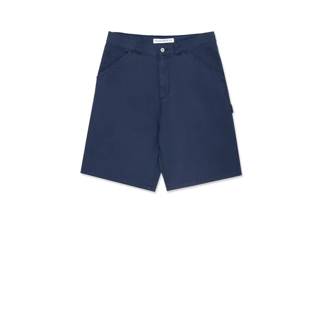 polar-skate-co-93-work-shorts-grey-blue-oversized-canvas-shorts image 1