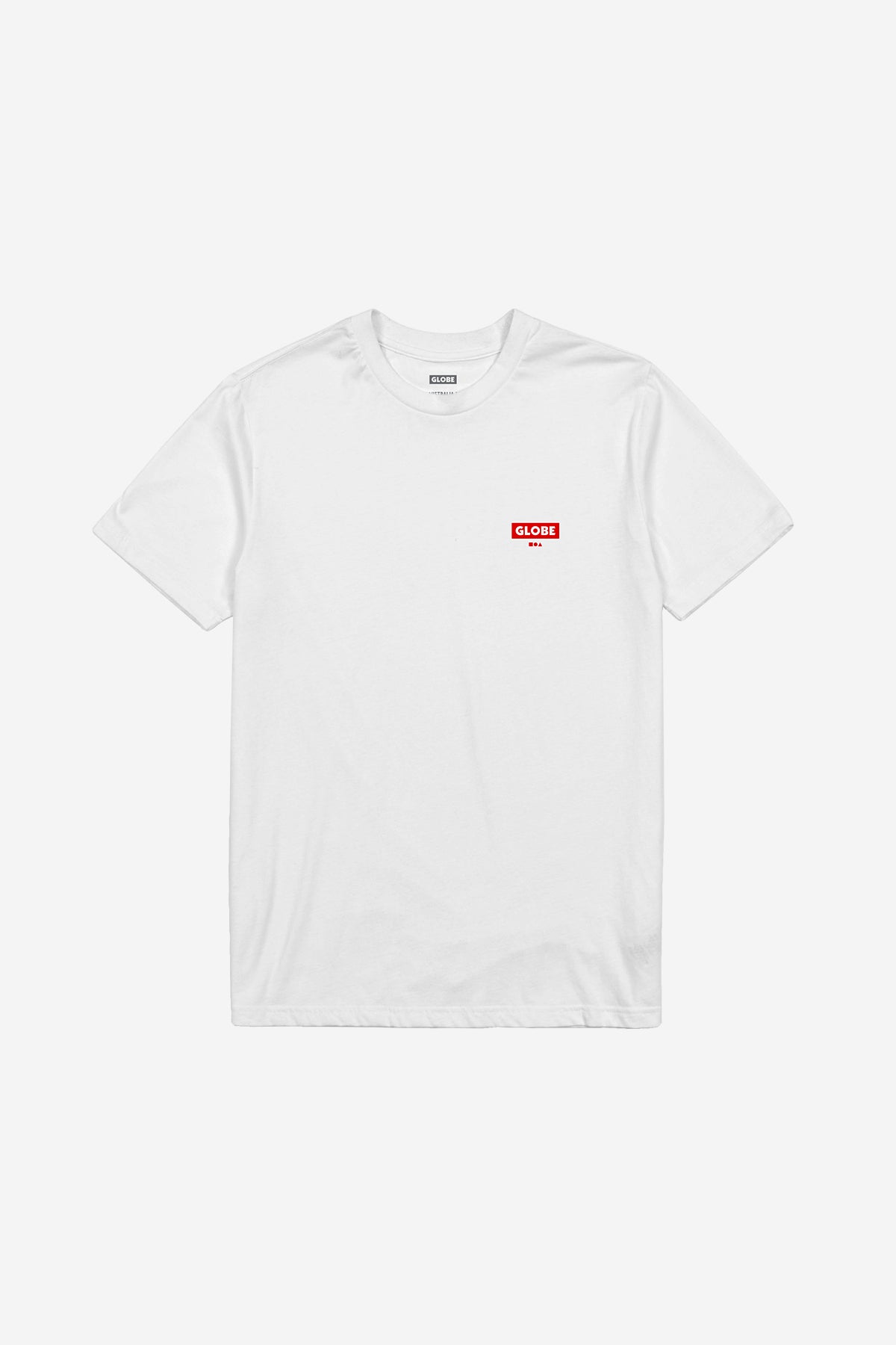 globe-living-low-velocity-tee-white-red image 1