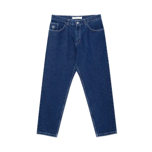 polar-skate-co-92-pants-dark-blue-w-white-stitching image 1