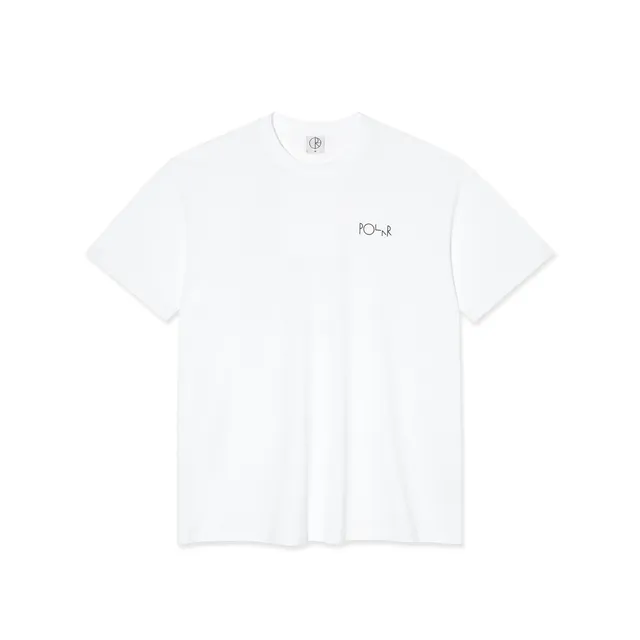 polar-skate-co-stroke-logo-t-shirt-wei-240-gsm-baumwolle-regular-fit image 1