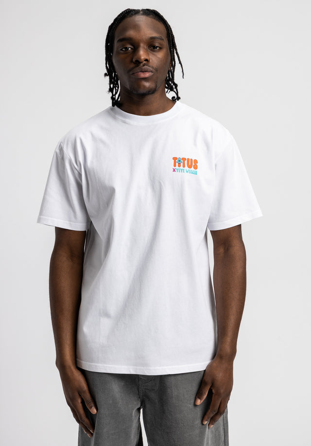 titus-x-yeye-weller-keep-pushing-t-shirt-regular-fit-brust-und-r-ckenprint-artwo image 2