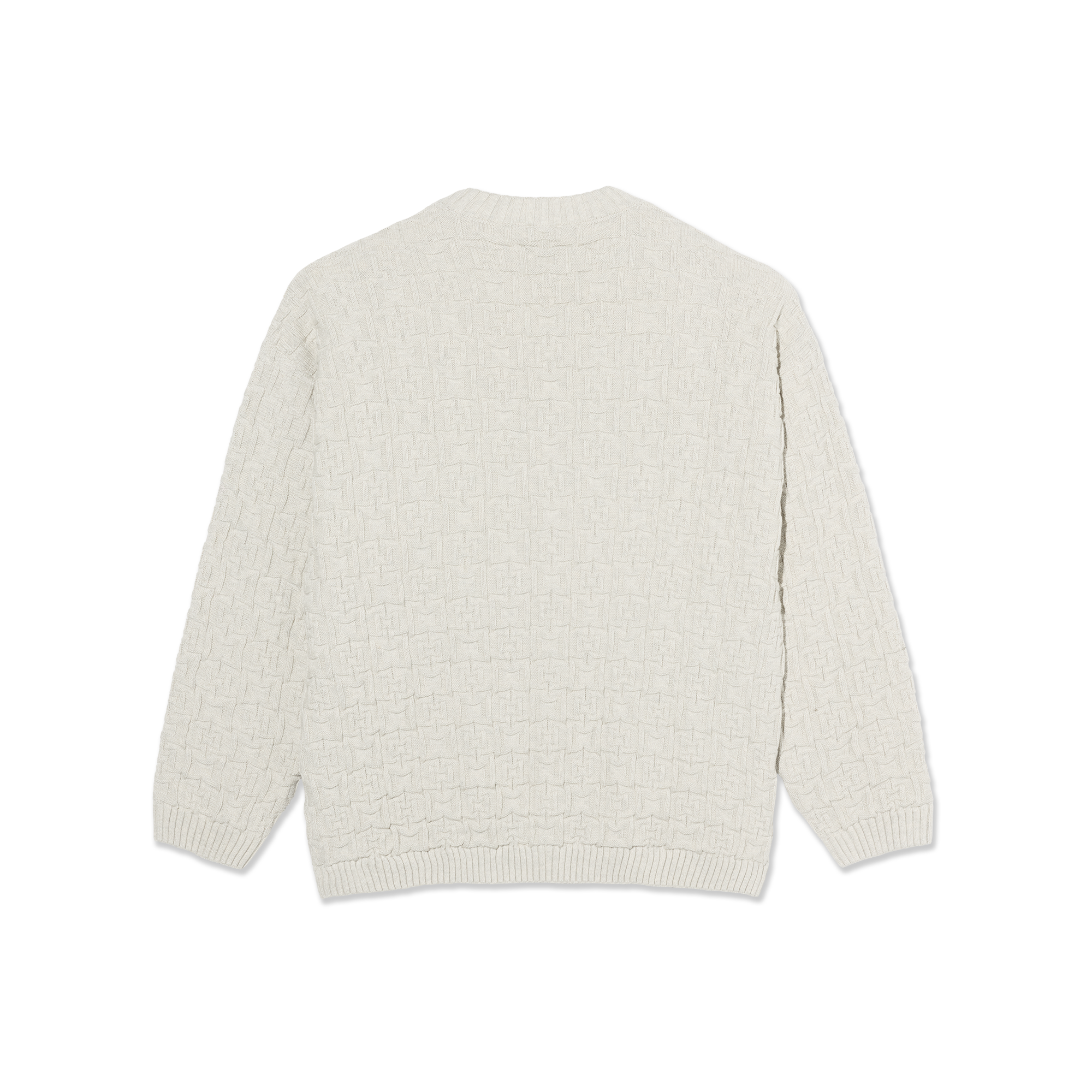 polar-skate-co-alex-sweater-ivory-grey-melange image 2