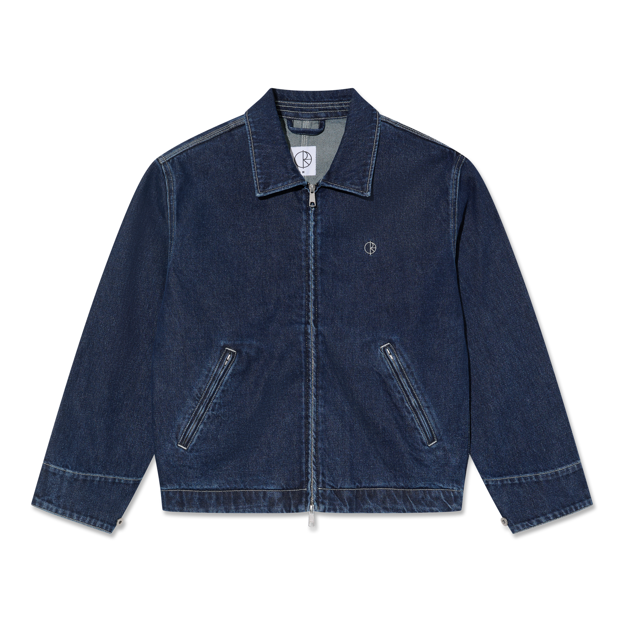 polar-skate-co-cliff-jacke-indigo-denim-435-gsm-box-fit image 1