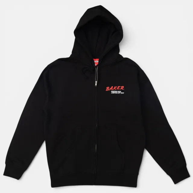 baker-skateboards-narc-zip-up-hoodie-10oz-kapuzenjacke-aus-70-baumwolle-30-polye image 1