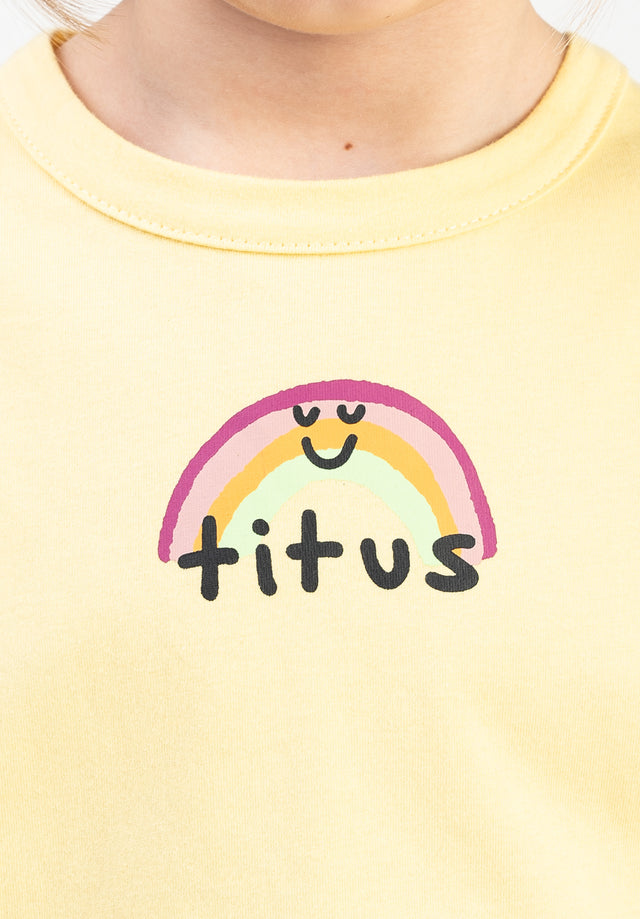 titus-uma-cropped-t-shirt-mit-rainbow-brustprint image 2