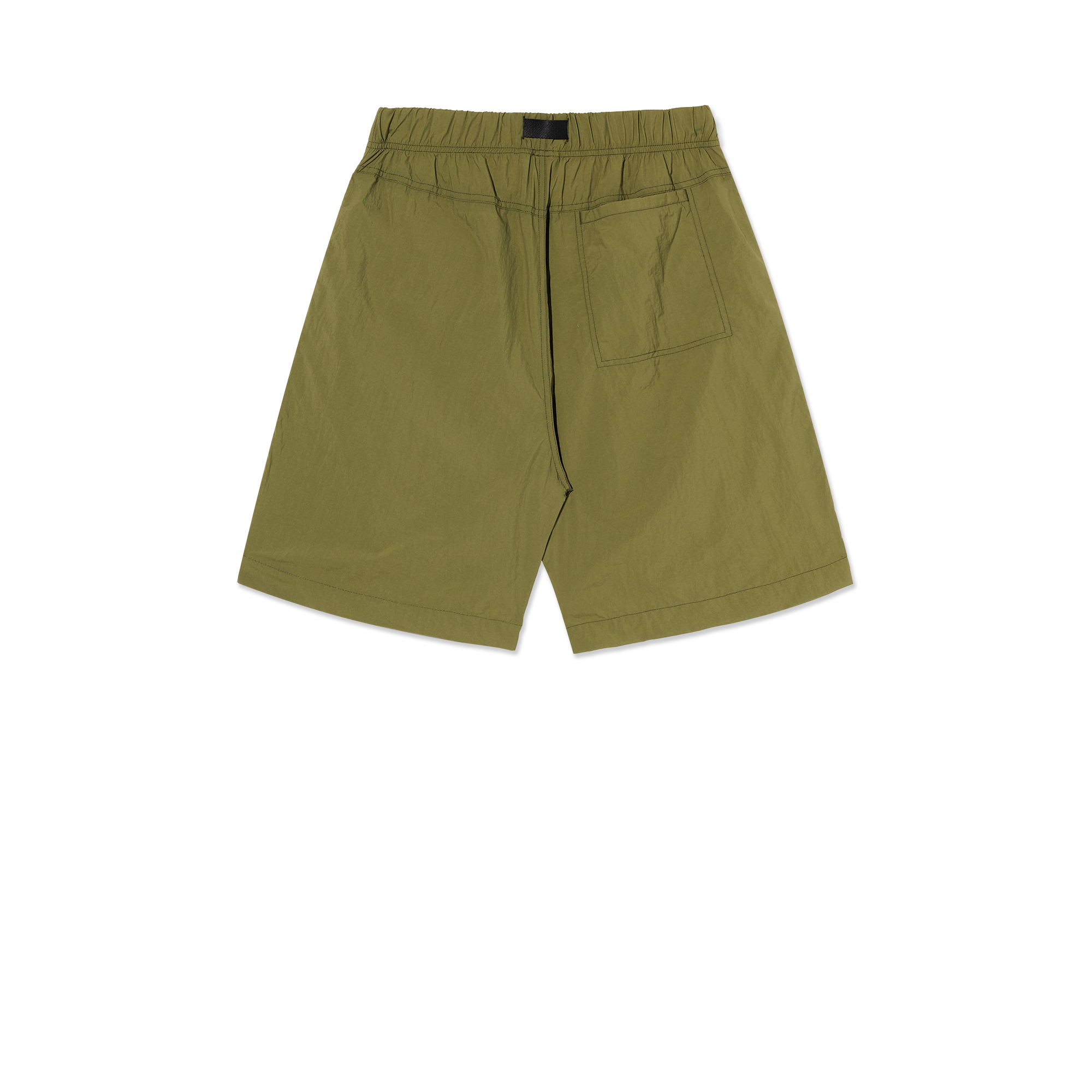 polar-skate-co-hike-shorts-army-green-leichte-nylon-skateshort-mit-elastikbund-u image 2