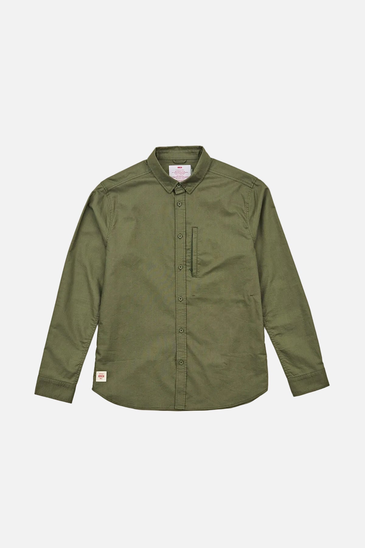 globe-foundation-ls-shirt-olive-langarm-hemd-aus-bio-baumwolle image 5