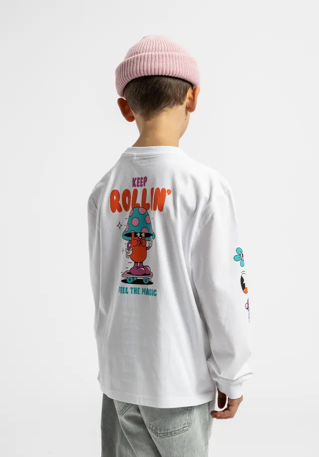 titus-x-yeye-weller-keep-rollin-kids-longsleeve-kinder-shirt-aus-100-baumwolle image 1