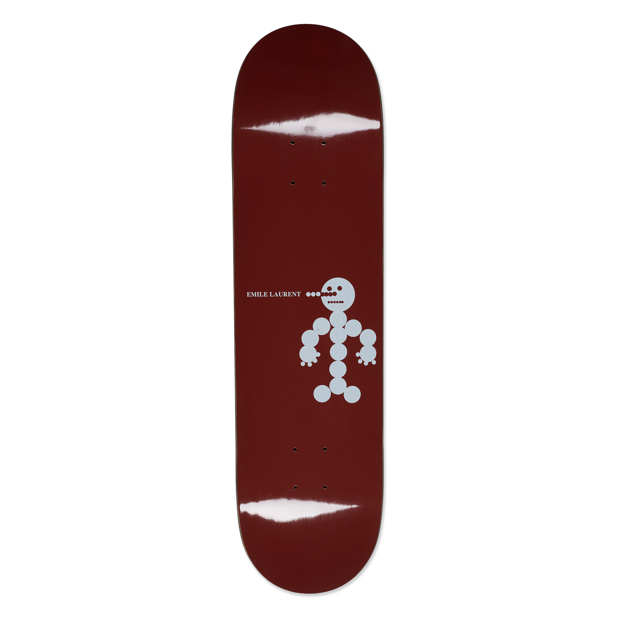 polar-skate-co-emile-laurent-deck-snowman-wine image 2