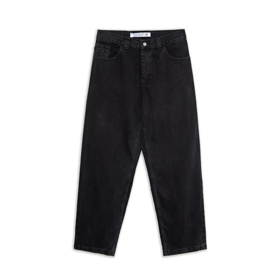polar-skate-co-93-pants-pitch-black-straight-leg-denim image 1