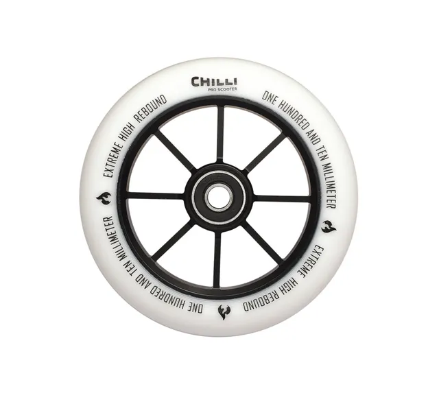 chilli-pro-scooter-wheel-white-110mm-base-stunt-scooter-rolle-1-st-ck image 1