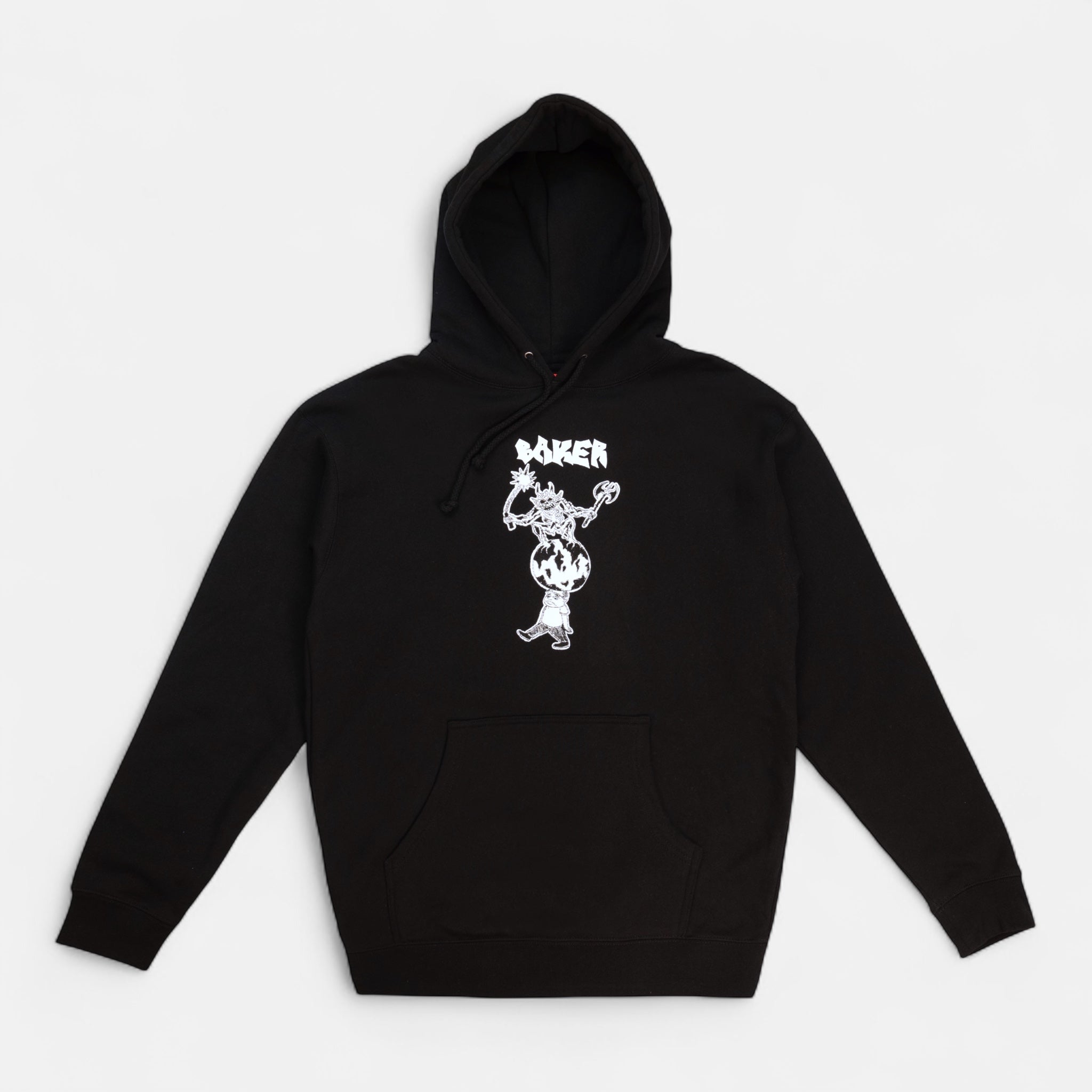 baker-skateboards-world-crusher-kapuzenpullover-schwarz image 1