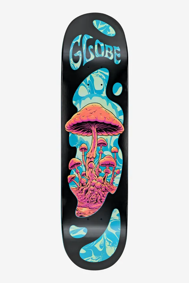 globe-g1-mind-expansion-8-25-skateboard-deck-black-green image 1