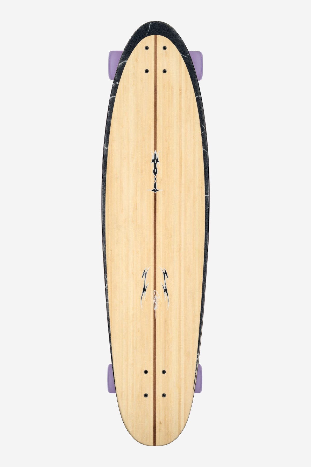 globe-archer-classic-38-longboard-bamboo-purple-komplettboard image 2
