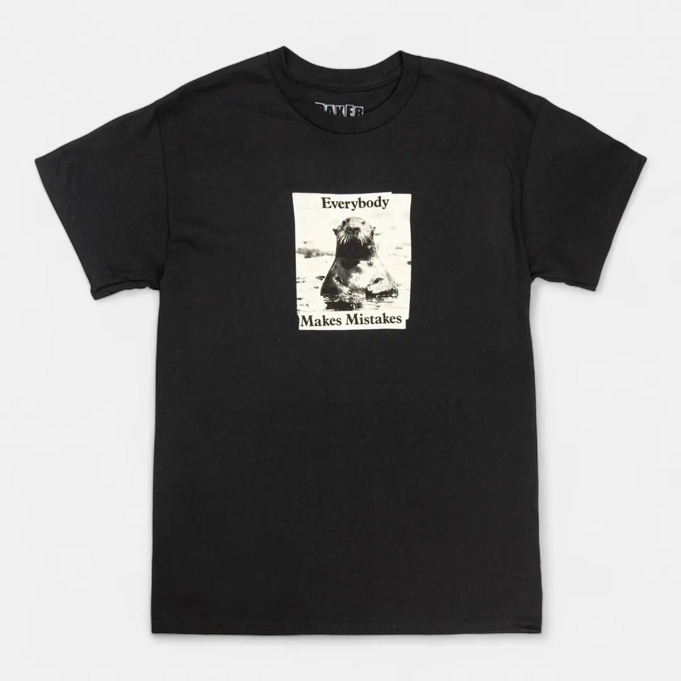 baker-skateboards-everybody-makes-mistakes-tee-black image 1