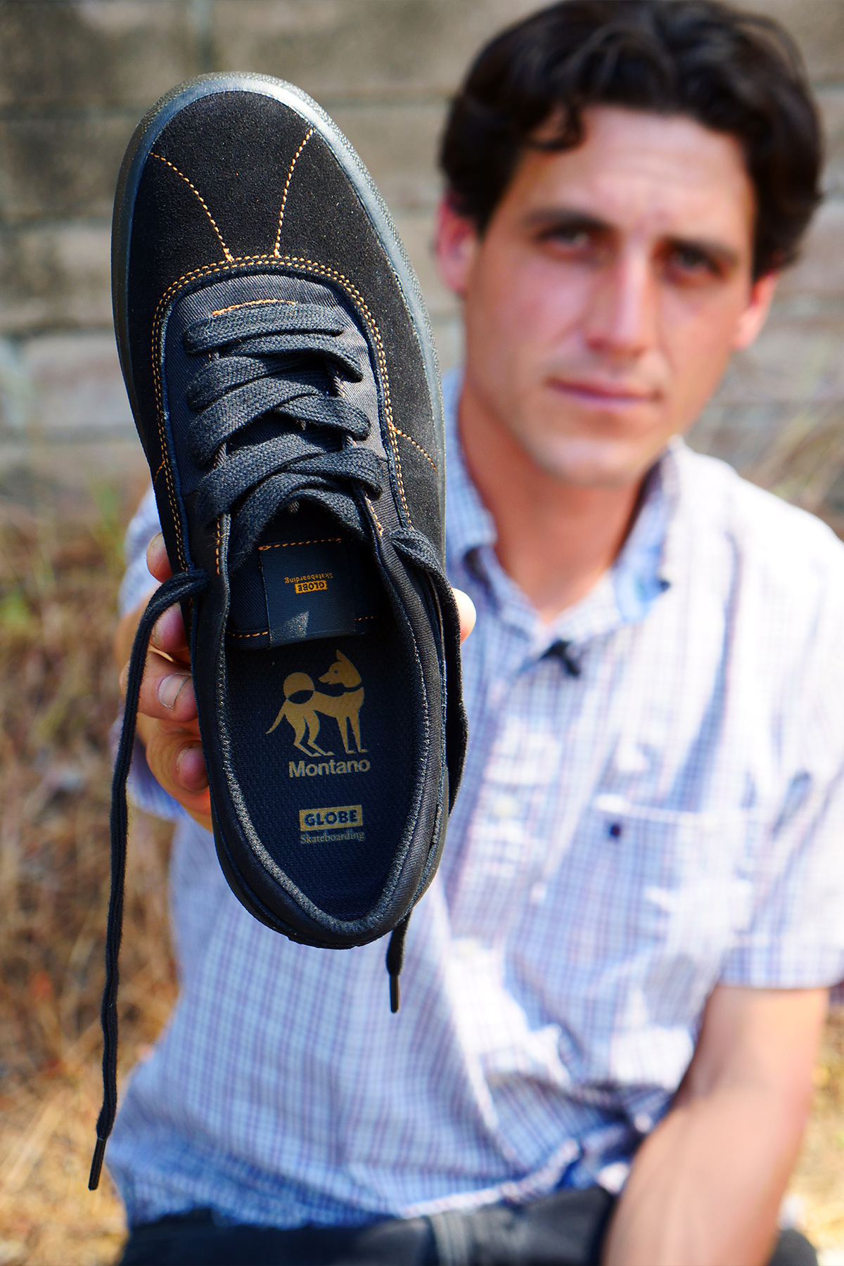 globe-melbek-black-montano-pro-skate-shoes-aus-suede image 4