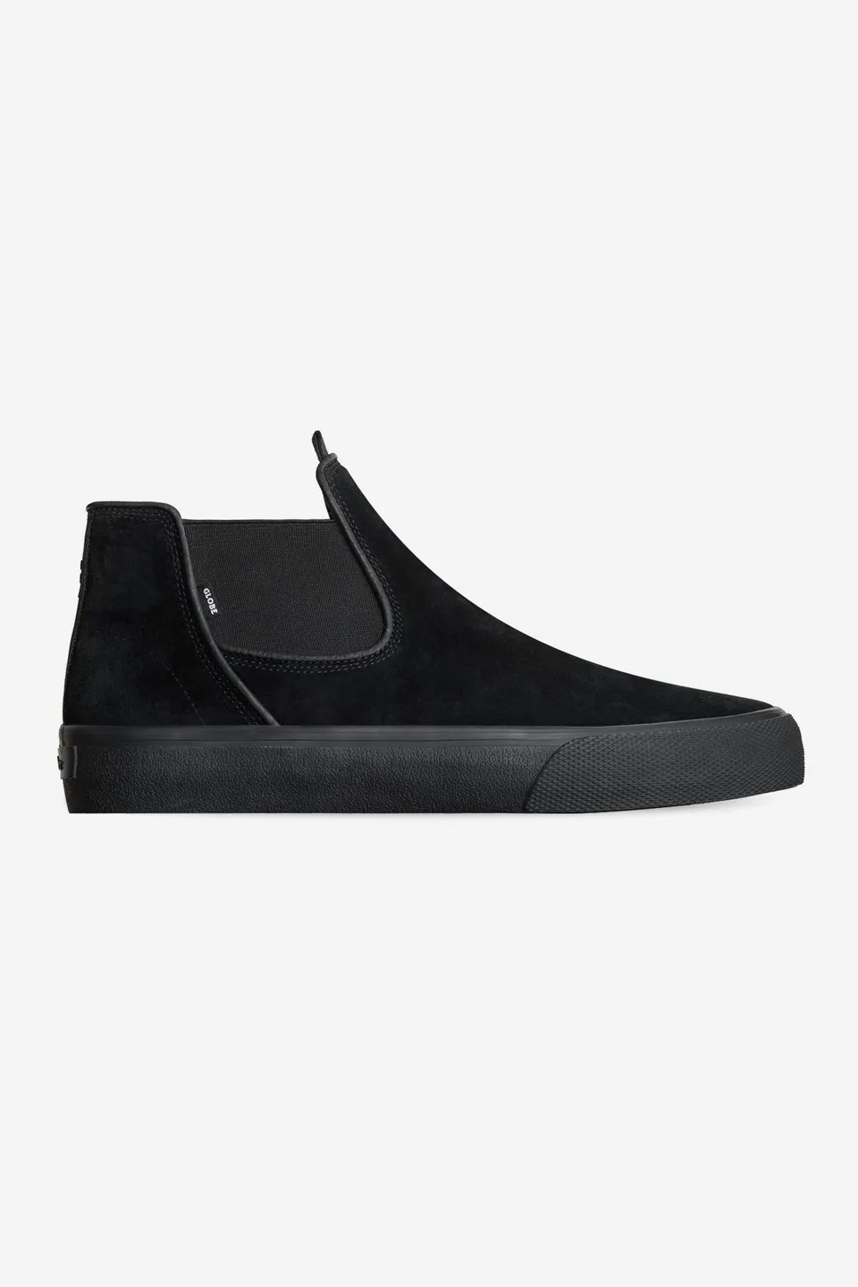 globe-dover-skateschuh-black-suede-gillette-mid-cut-slip-on image 1