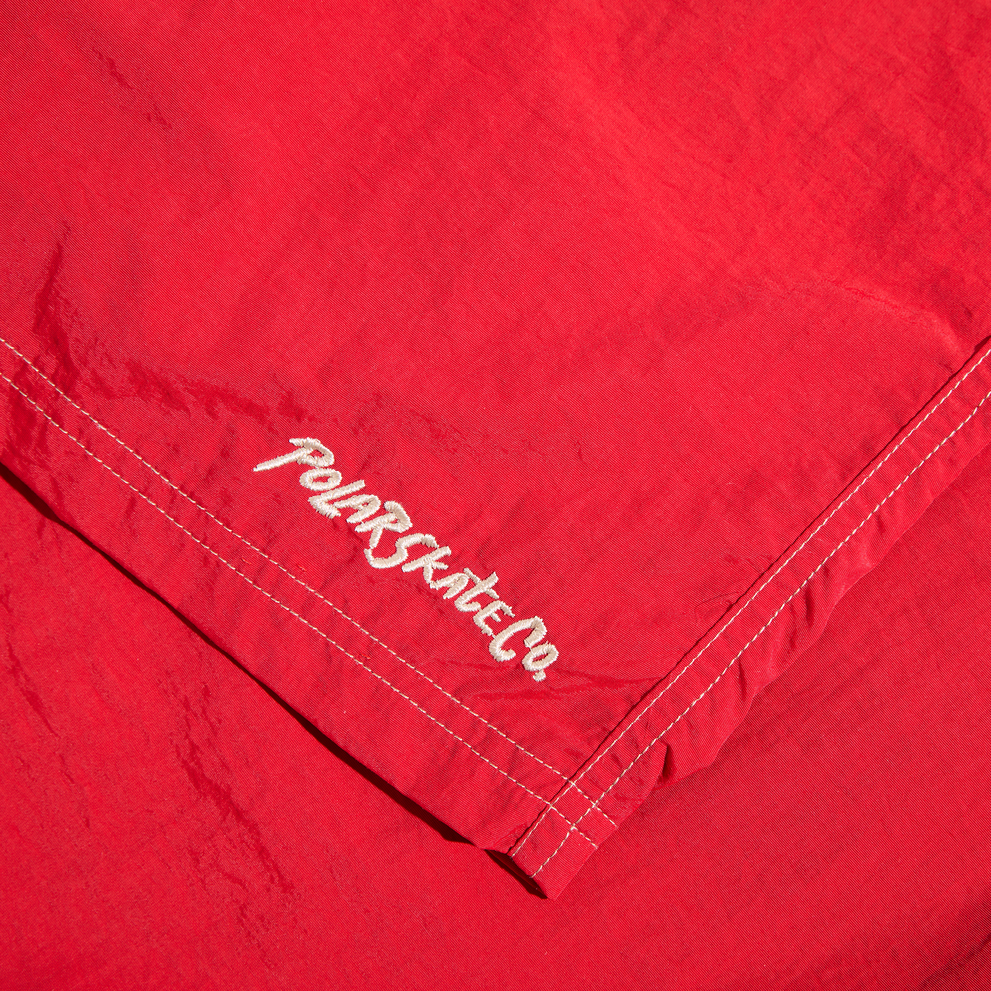 polar-skate-co-ziggy-swim-shorts-red-110-gsm-nylon-badeshorts image 4