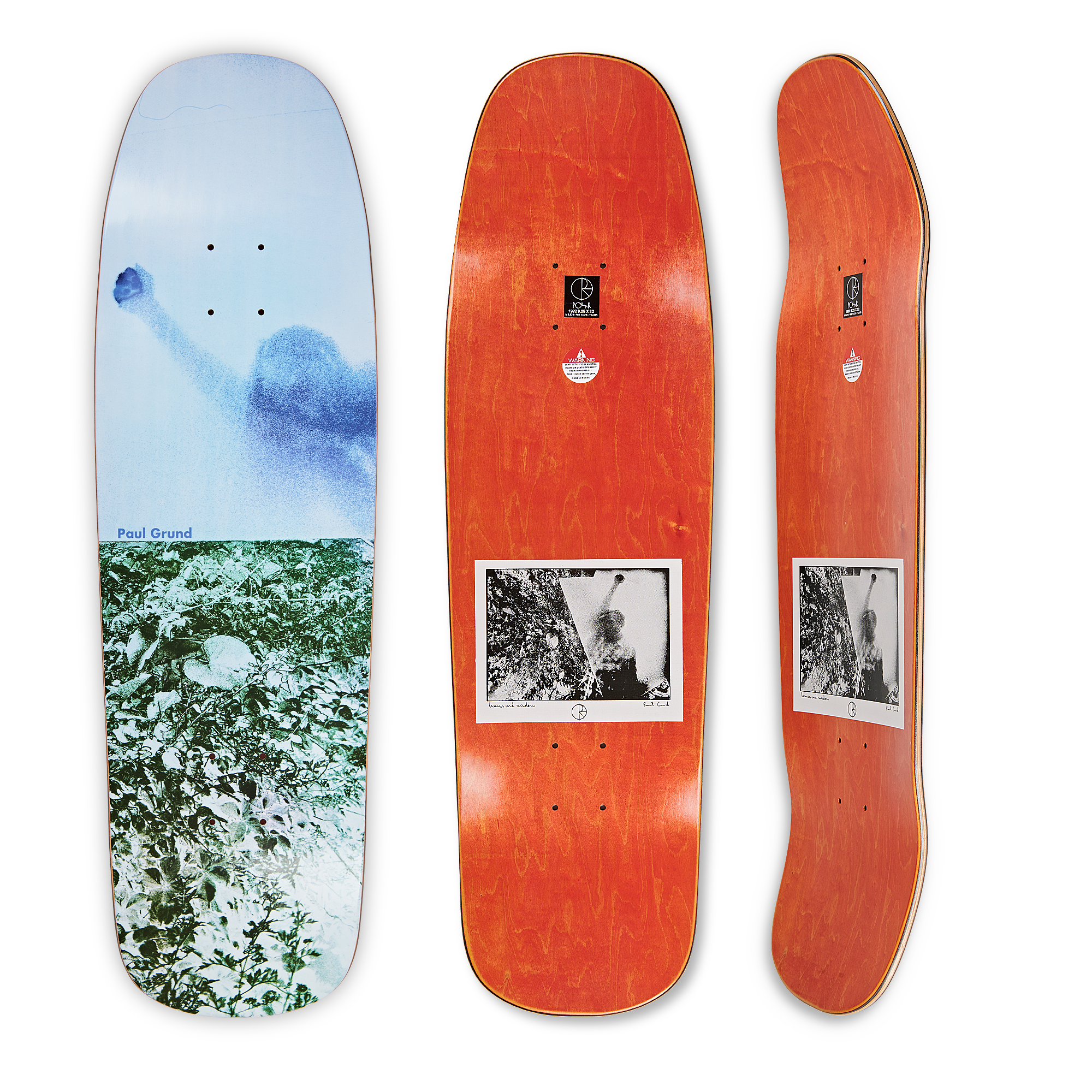 polar-skate-co-paul-grund-deck-man-with-window-1992-shape-9-25 image 1