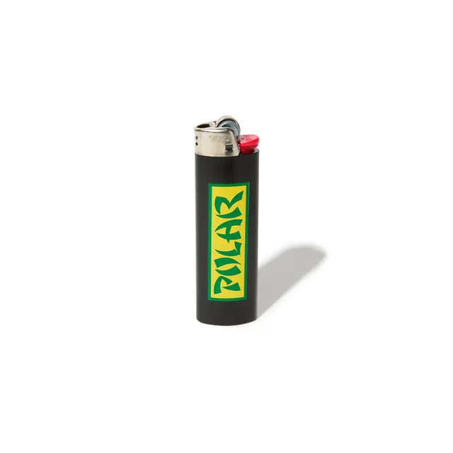polar-skate-co-lighter-bamboo-logo-bic-j26-feuerzeug-schwarz image 1