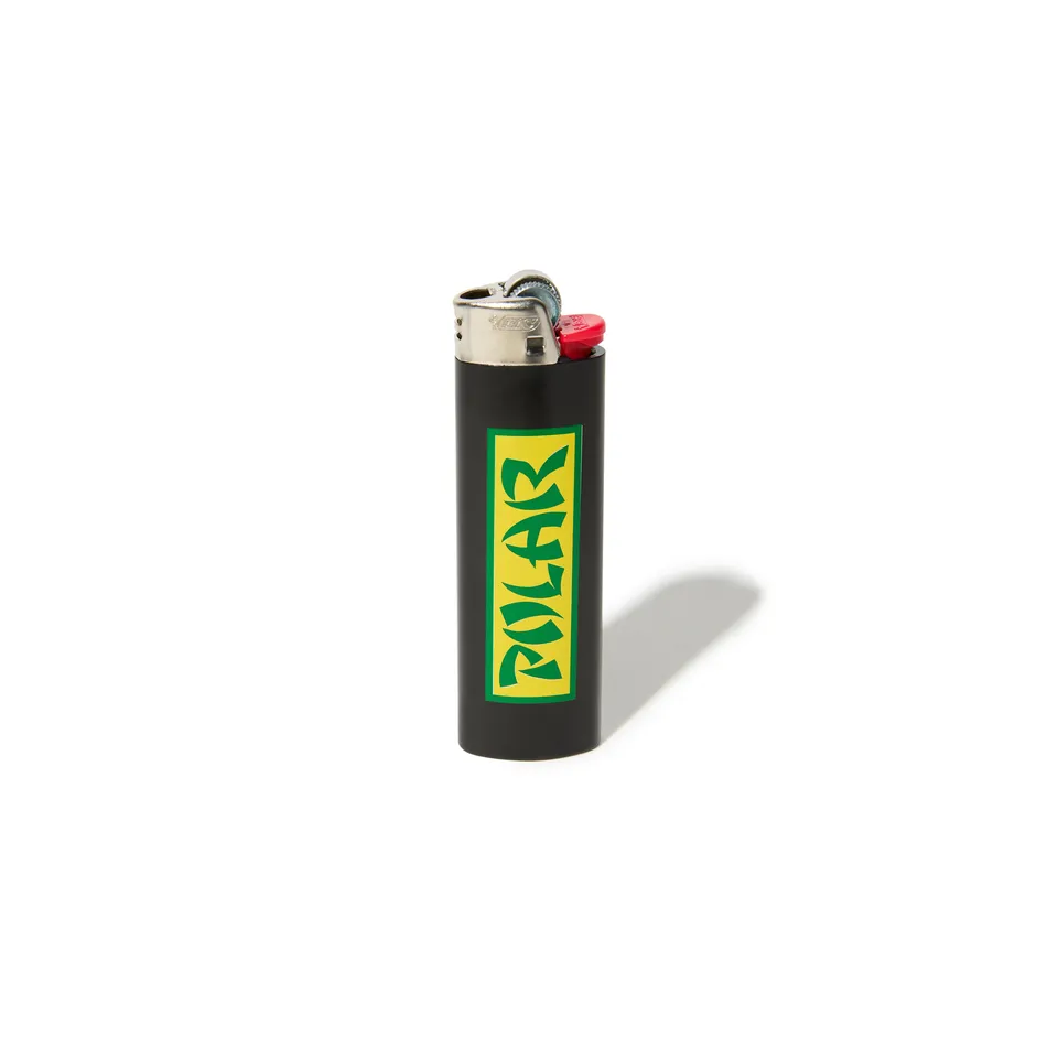 polar-skate-co-lighter-bamboo-logo-bic-j26-feuerzeug-schwarz image 1