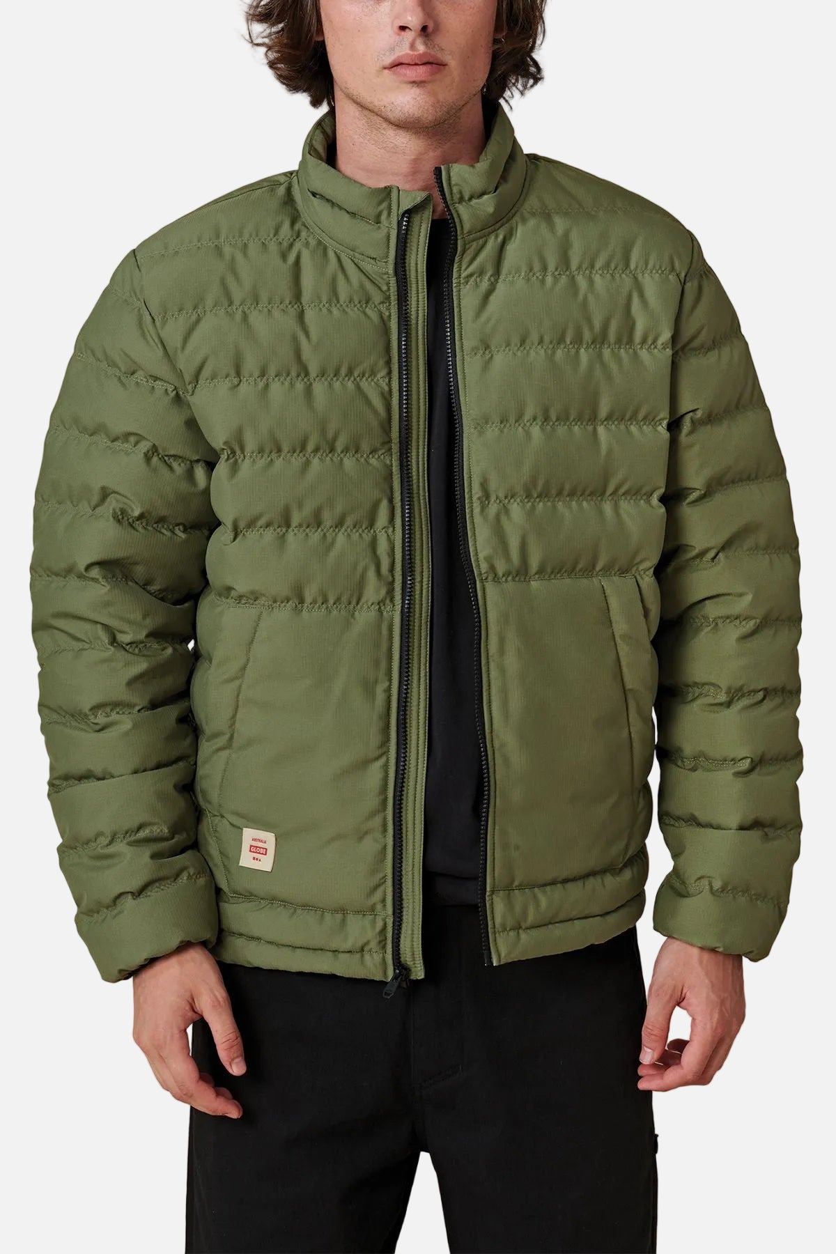globe-prime-down-jacket-olive image 2