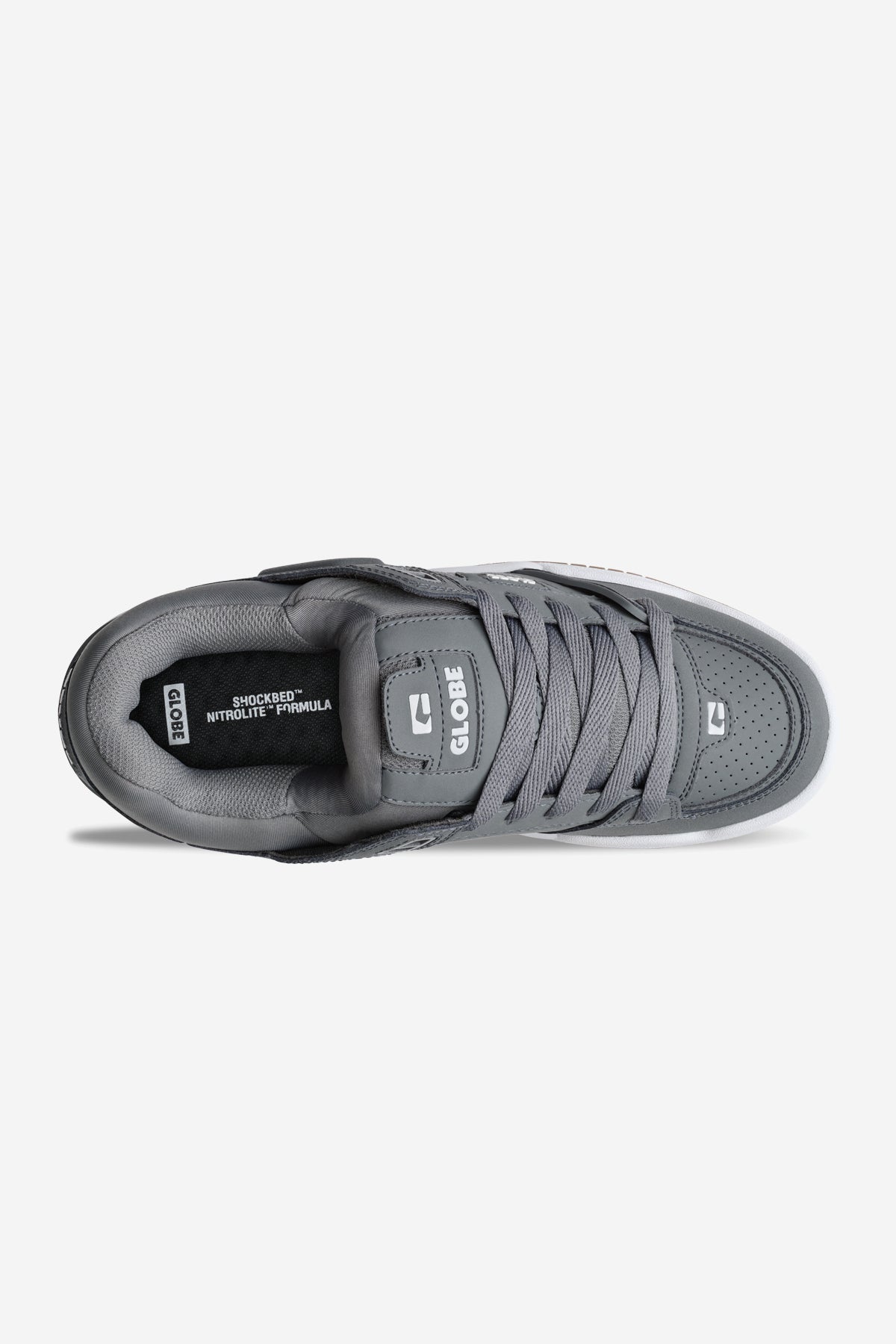 globe-fusion-skate-schuhe-charcoal-white image 2